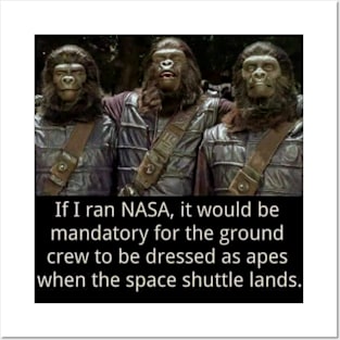 NASA Apes Posters and Art